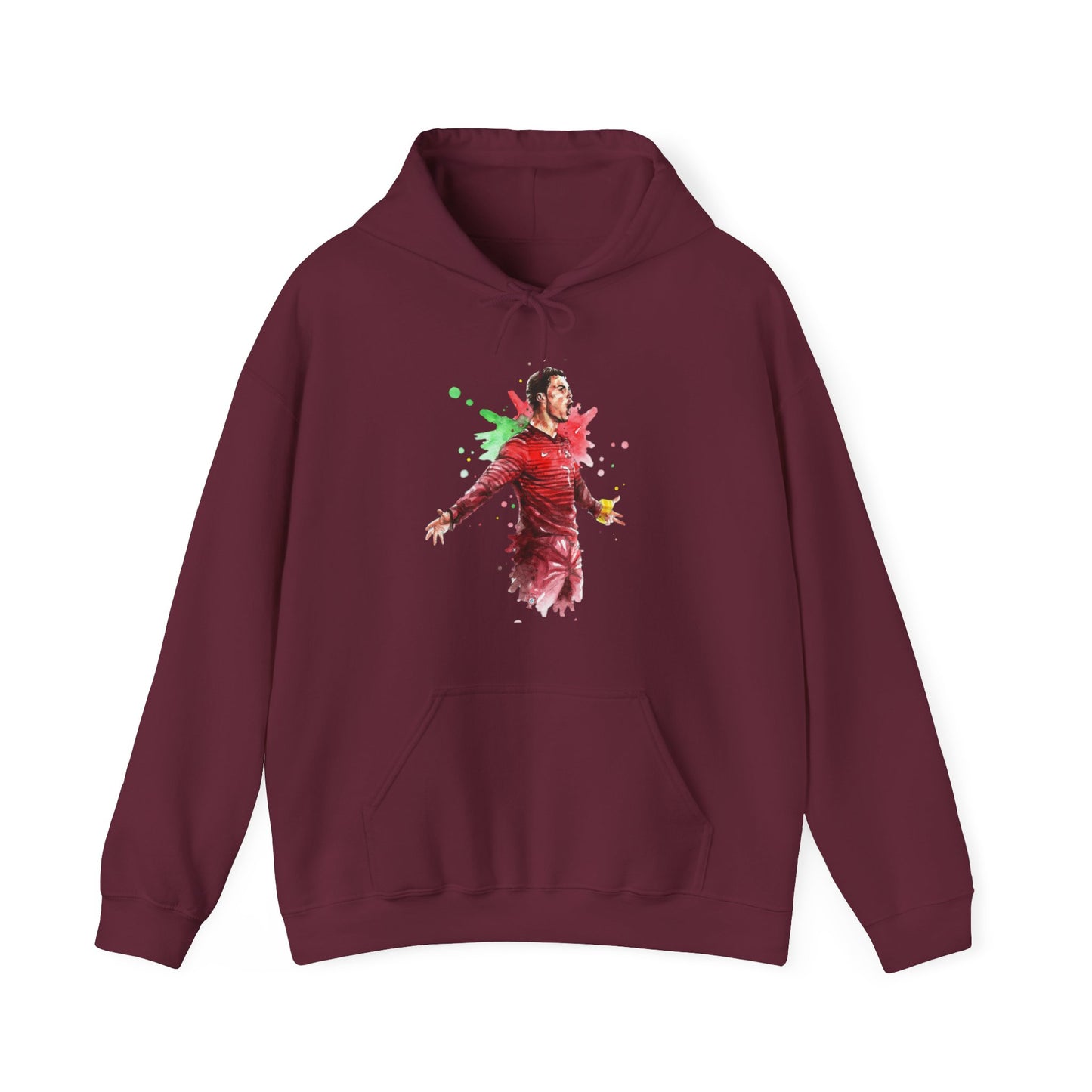 Ronaldo Portugal Vintage Unisex Heavy Blend™ Hooded Sweatshirt