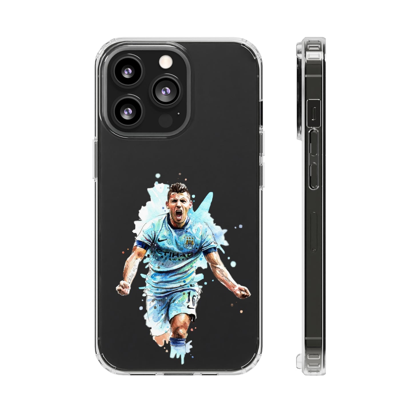 Kun Aguero Man City Clear Cases