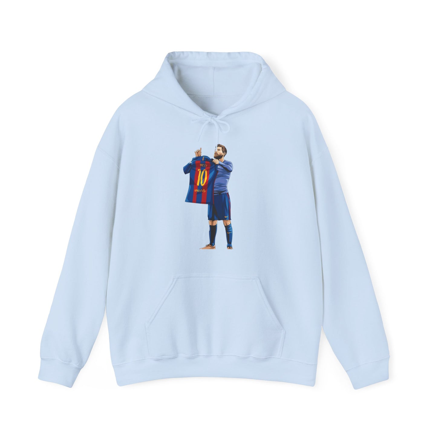 El Clasico Iconic Messi Celebration Unisex Heavy Blend™ Hooded Sweatshirt
