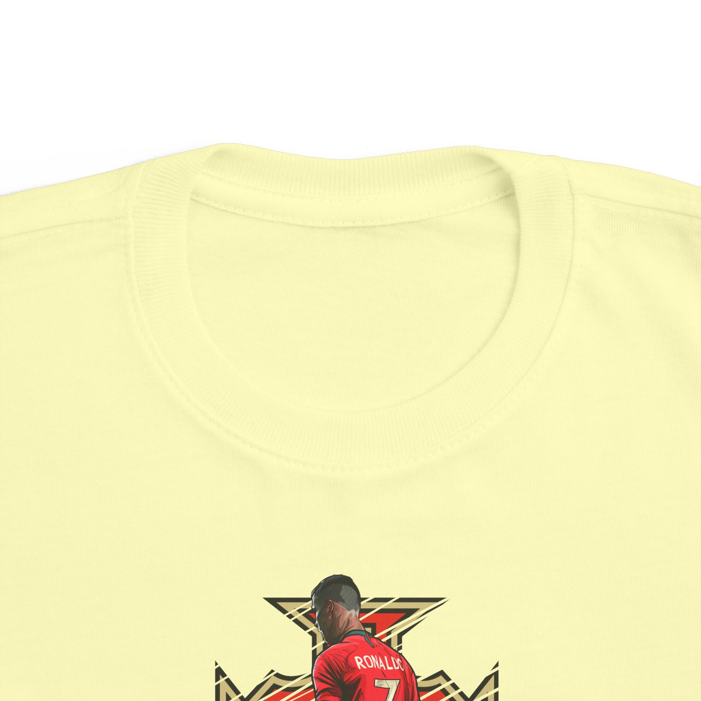 CR7 Free Kick Pose Portugal Logo Toddler's Fine Jersey Tee