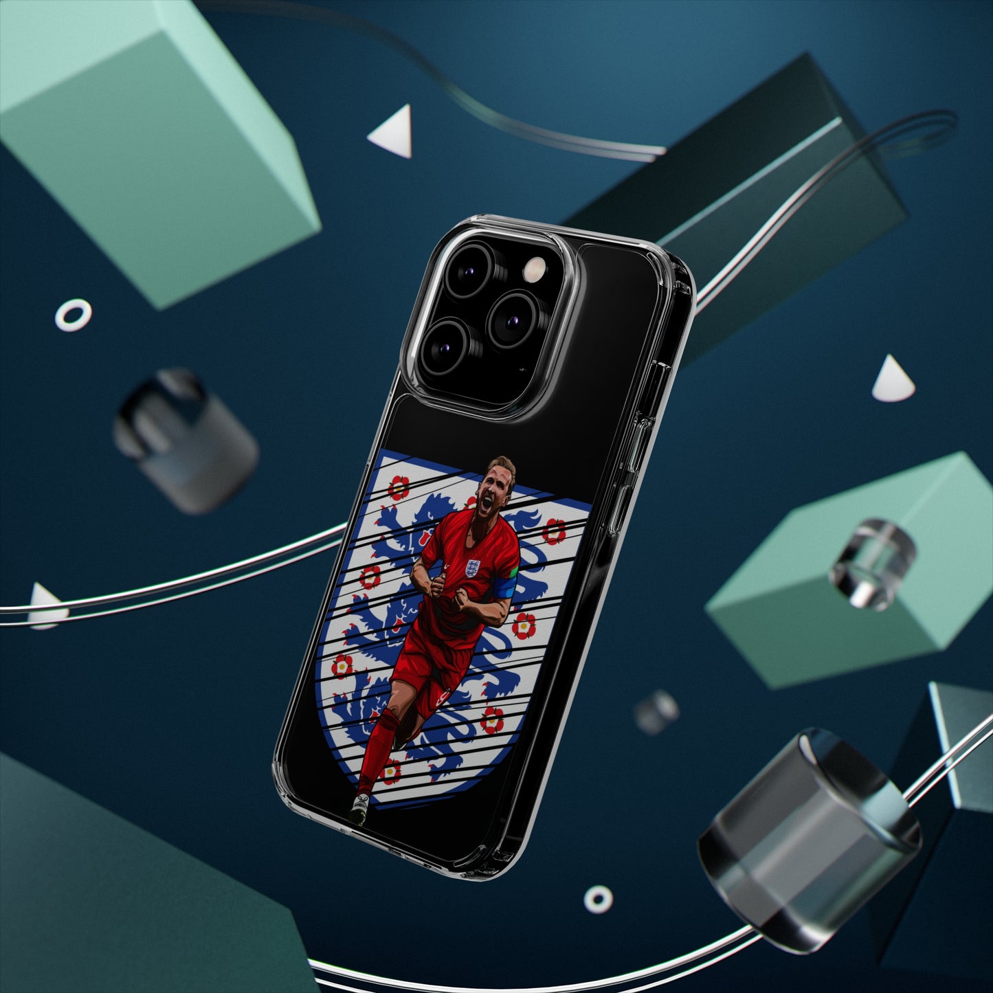 Harry Kane England logo Clear Cases