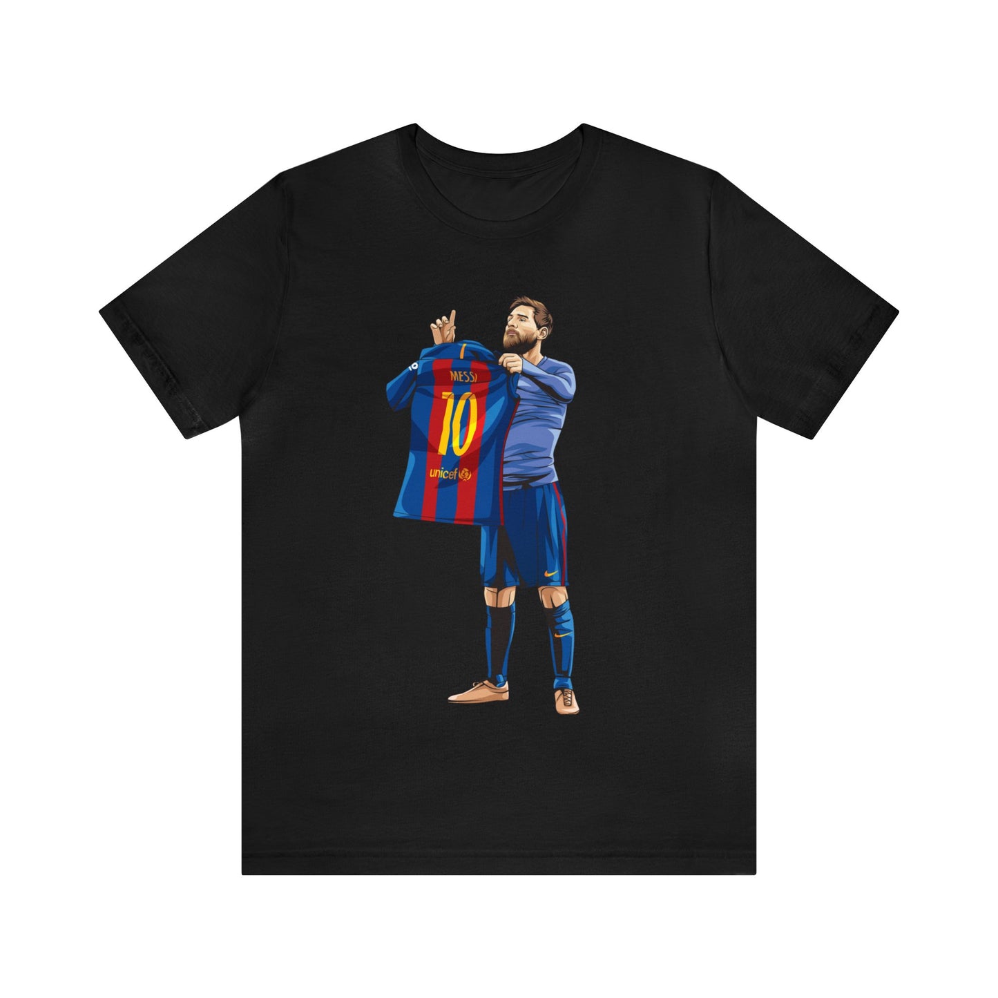 El Clasico Iconic Messi Celebration Unisex Jersey Short Sleeve Tee