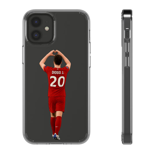 Diogo Jota Forever Liverpool Custom Clear Phone Case