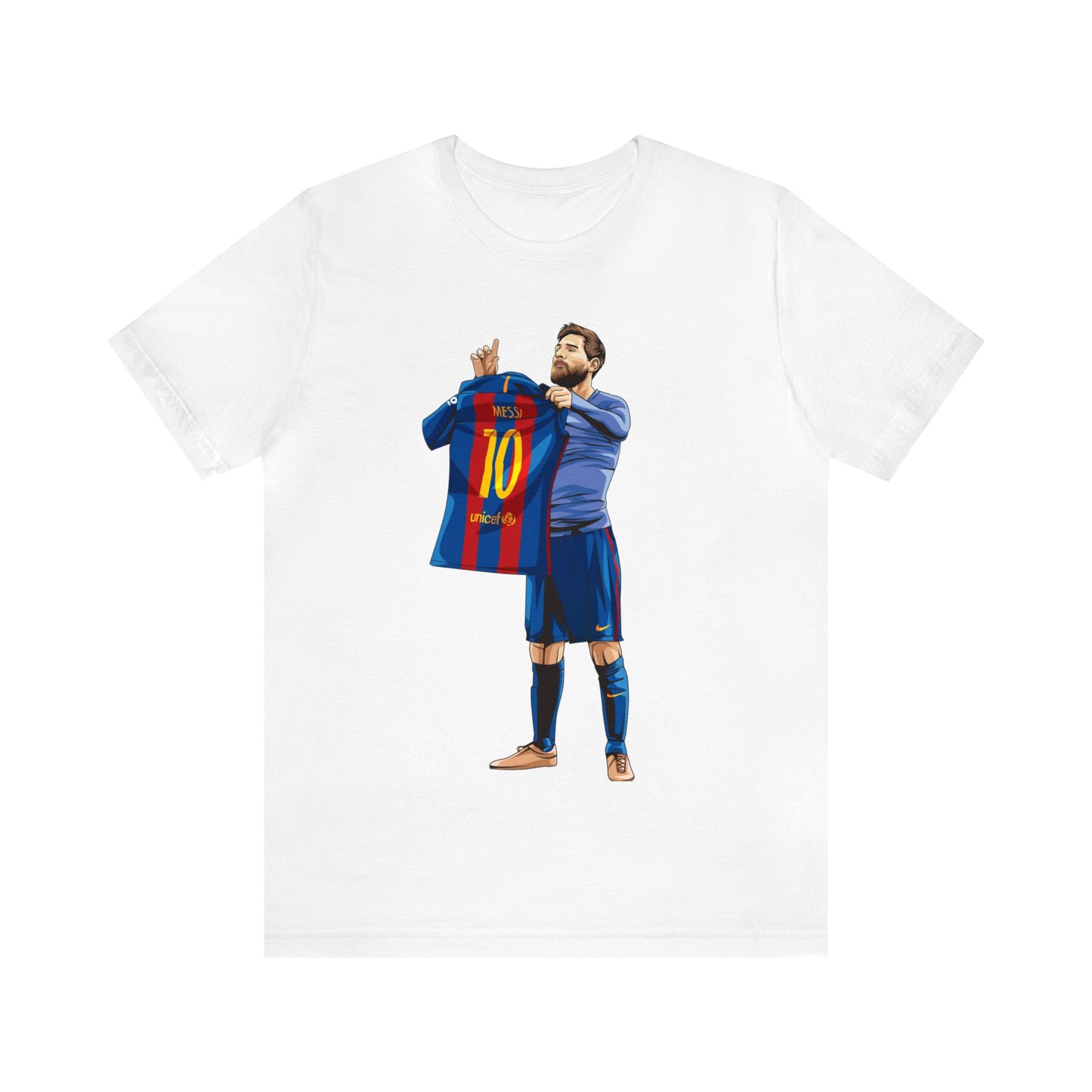 El Clasico Iconic Messi Celebration Unisex Jersey Short Sleeve Tee