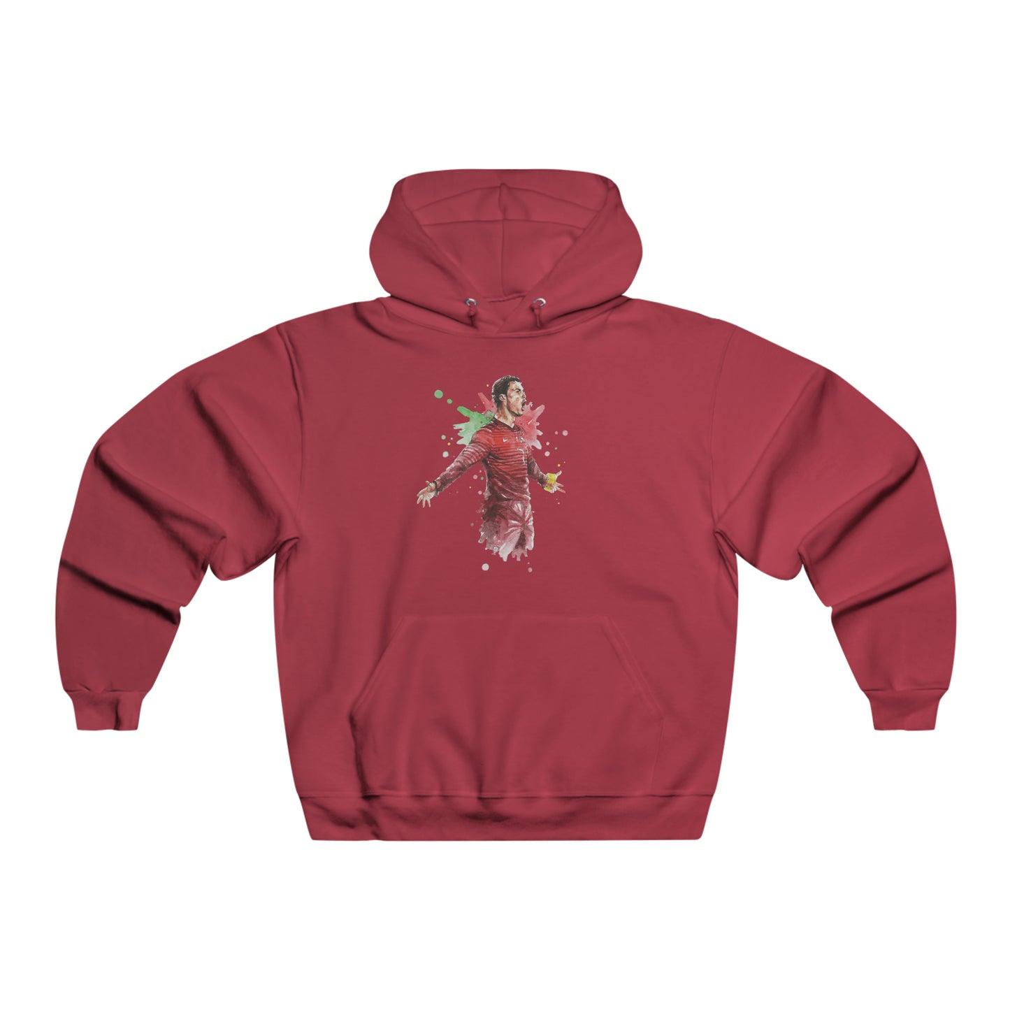 Ronaldo Portugal Vintage Unisex NUBLEND® Hooded Sweatshirt