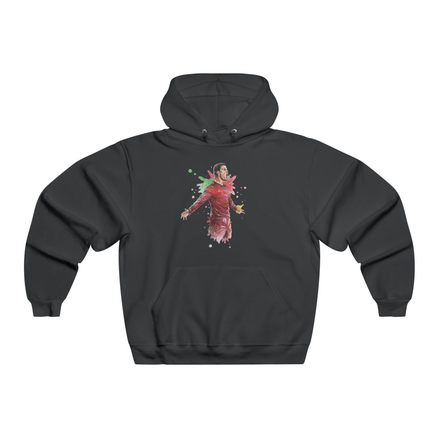 Ronaldo Portugal Vintage Unisex NUBLEND® Hooded Sweatshirt