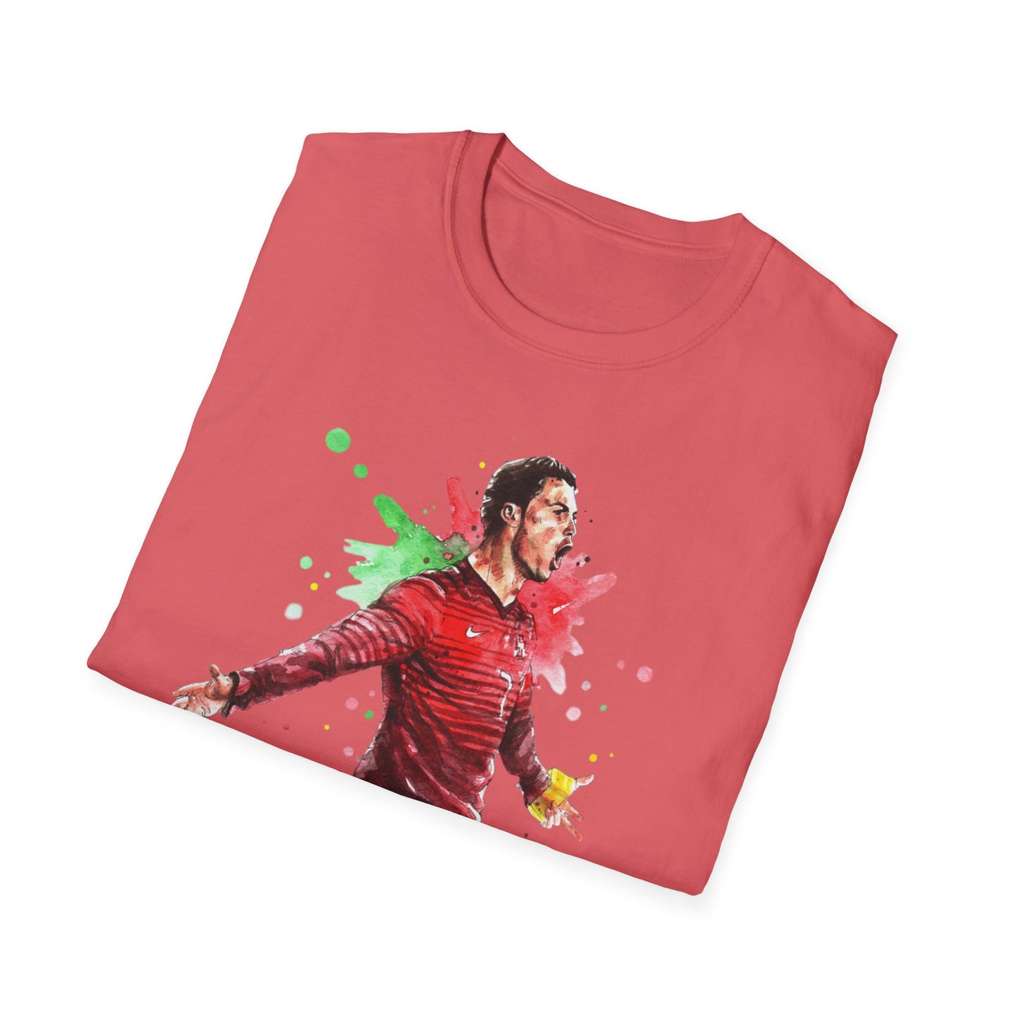 Ronaldo Portugal Vintage Unisex Softstyle T-Shirt