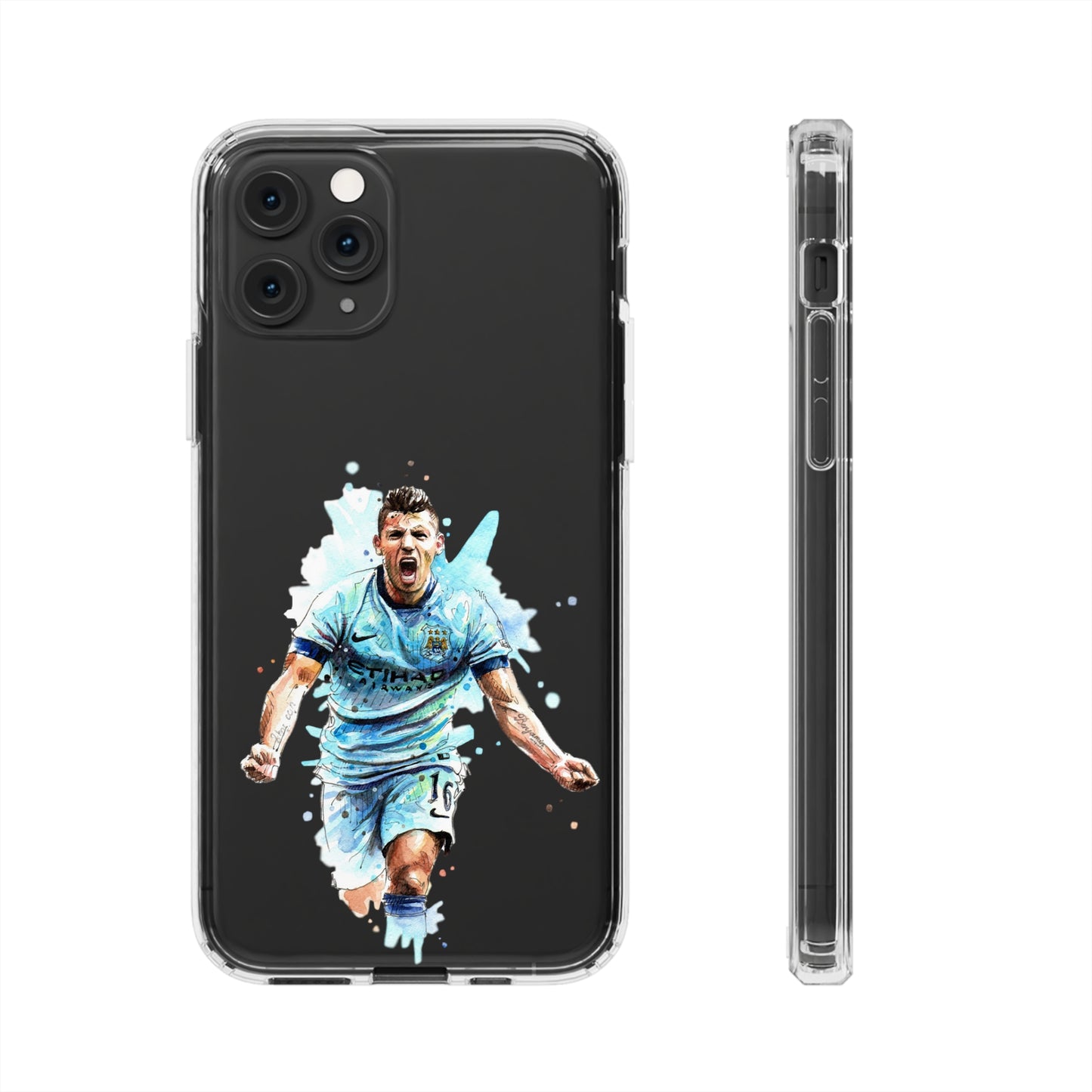 Kun Aguero Man City Clear Cases