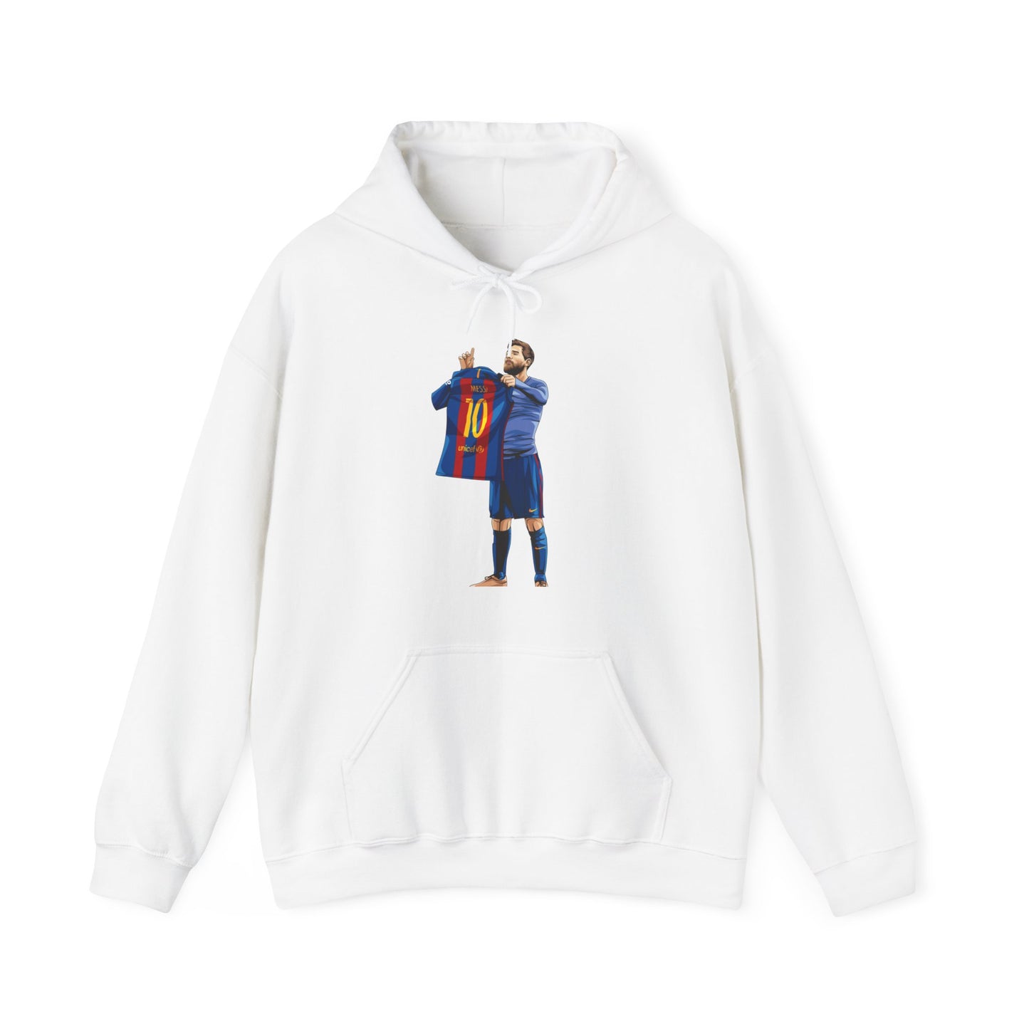 El Clasico Iconic Messi Celebration Unisex Heavy Blend™ Hooded Sweatshirt