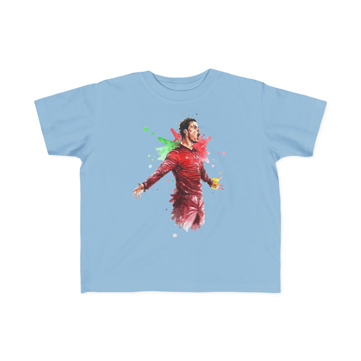 Ronaldo Portugal Vintage Toddler's Fine Jersey Tee