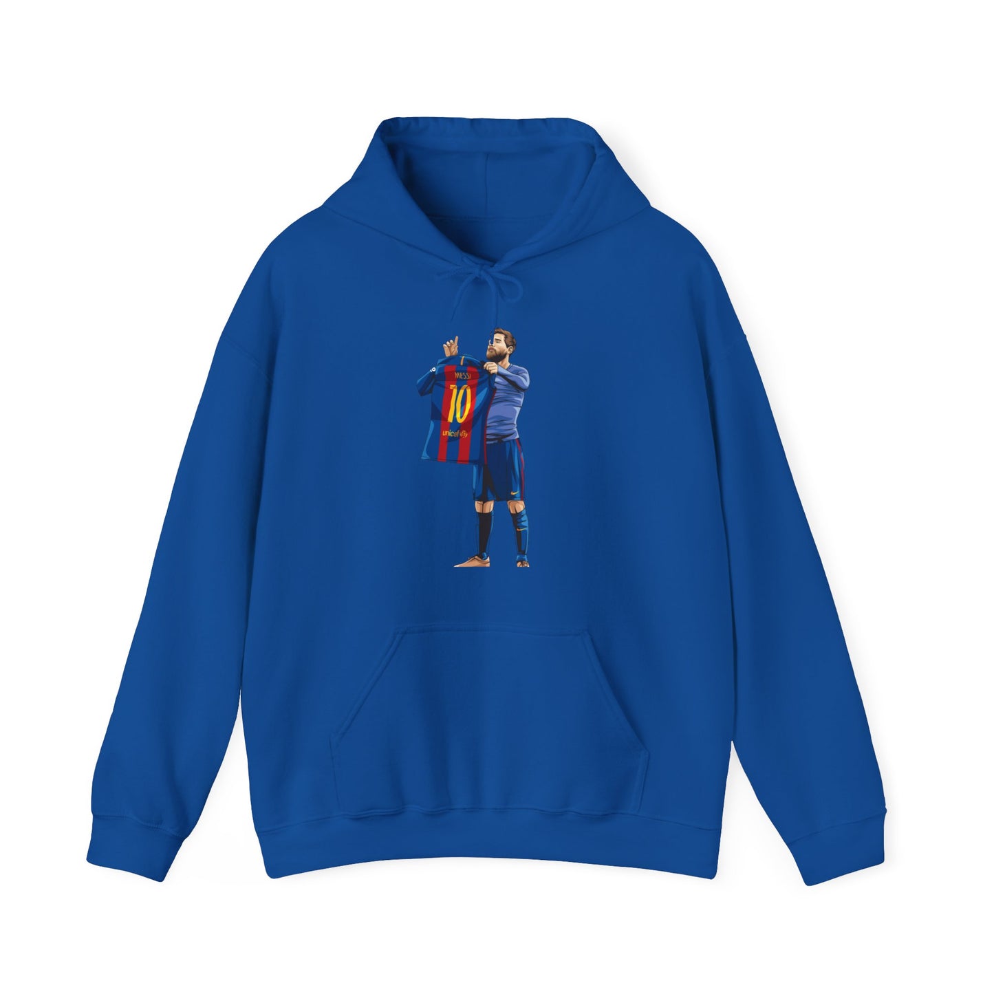El Clasico Iconic Messi Celebration Unisex Heavy Blend™ Hooded Sweatshirt