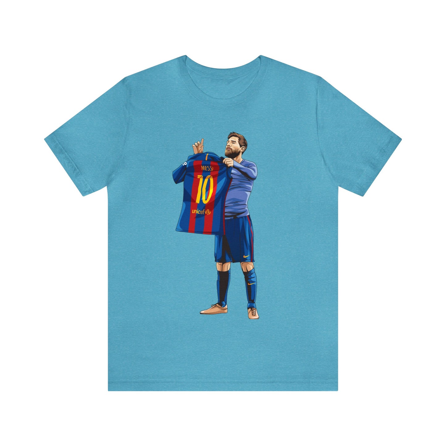 El Clasico Iconic Messi Celebration Unisex Jersey Short Sleeve Tee