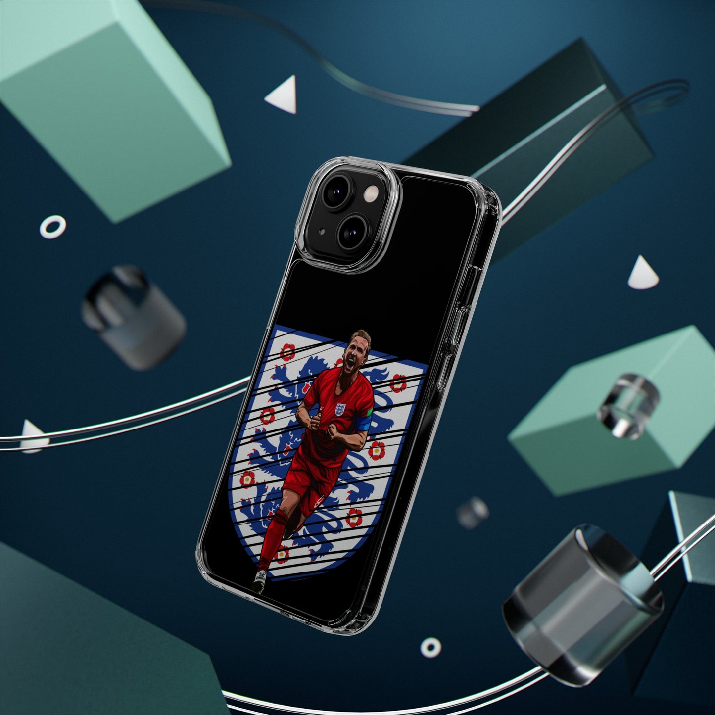 Harry Kane England logo Clear Cases