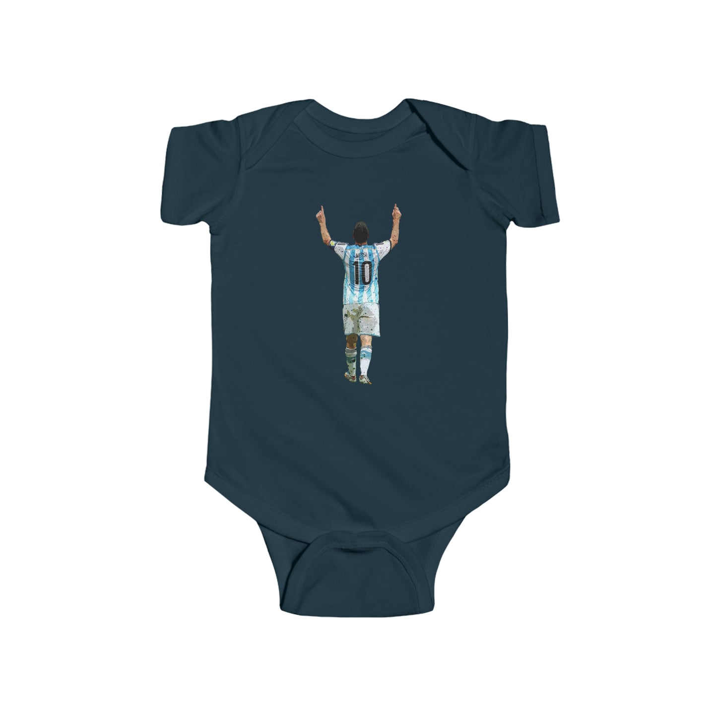 Messi Celebration Argentina Baby Fine Jersey Onesie