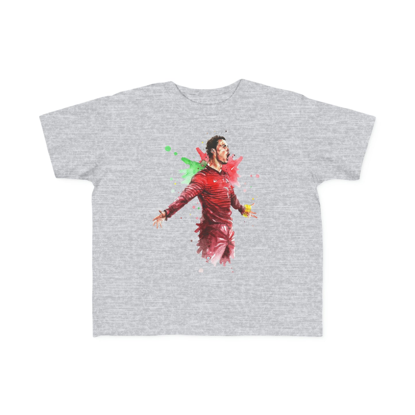 Ronaldo Portugal Vintage Toddler's Fine Jersey Tee