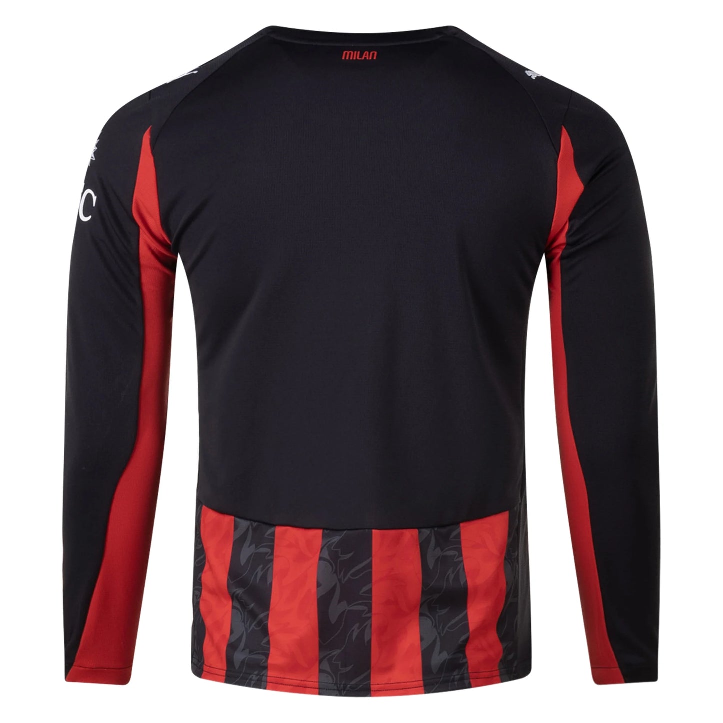 AC Milan 25/26 Long Sleeve Home Jersey (Red/Black)