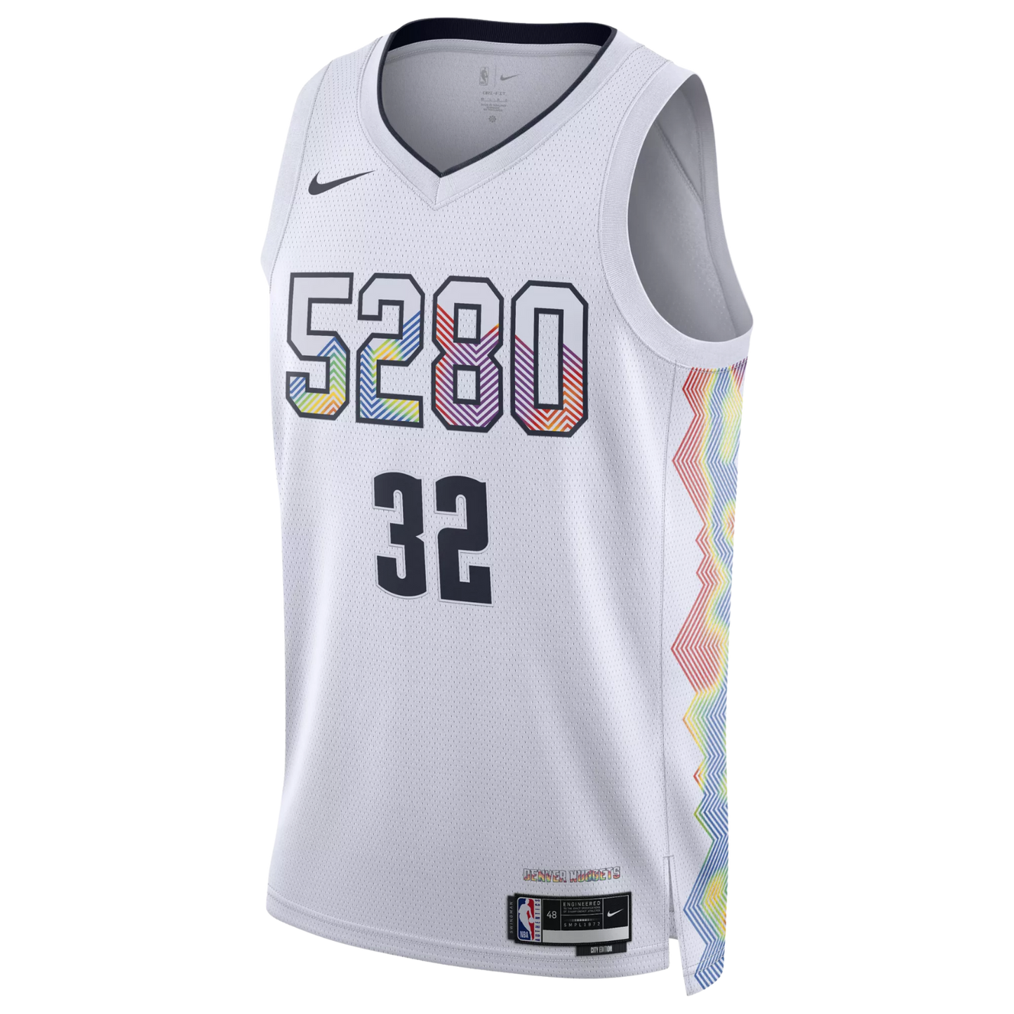 Denver Nuggets White City Edition Jersey Aaron Gordon #32