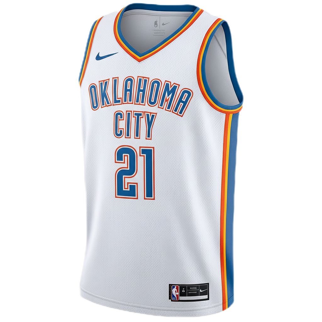 Oklahoma City Thunder White Association Jersey Aaron Wiggins #21