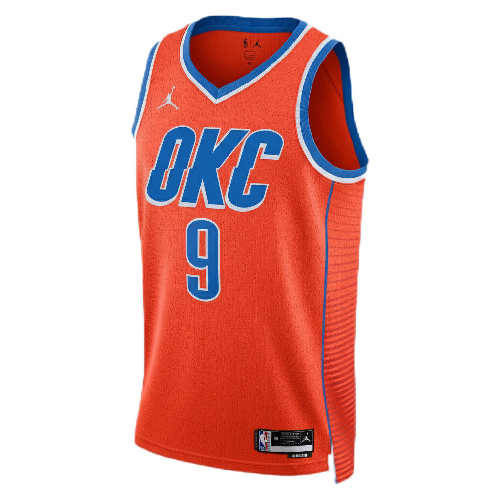 Alex Caruso #9 Oklahoma City Thunder Orange Statement Jersey
