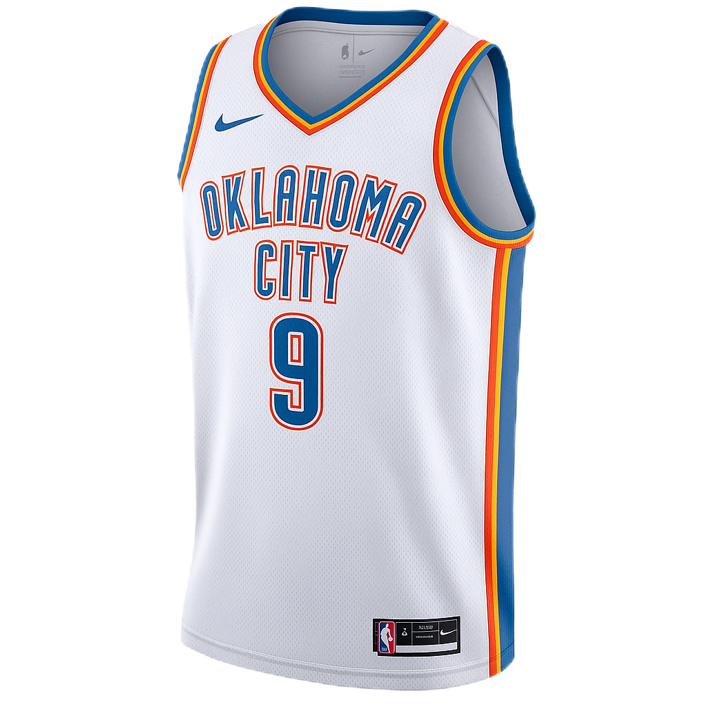 Oklahoma City Thunder White Association Jersey Alex Caruso #9