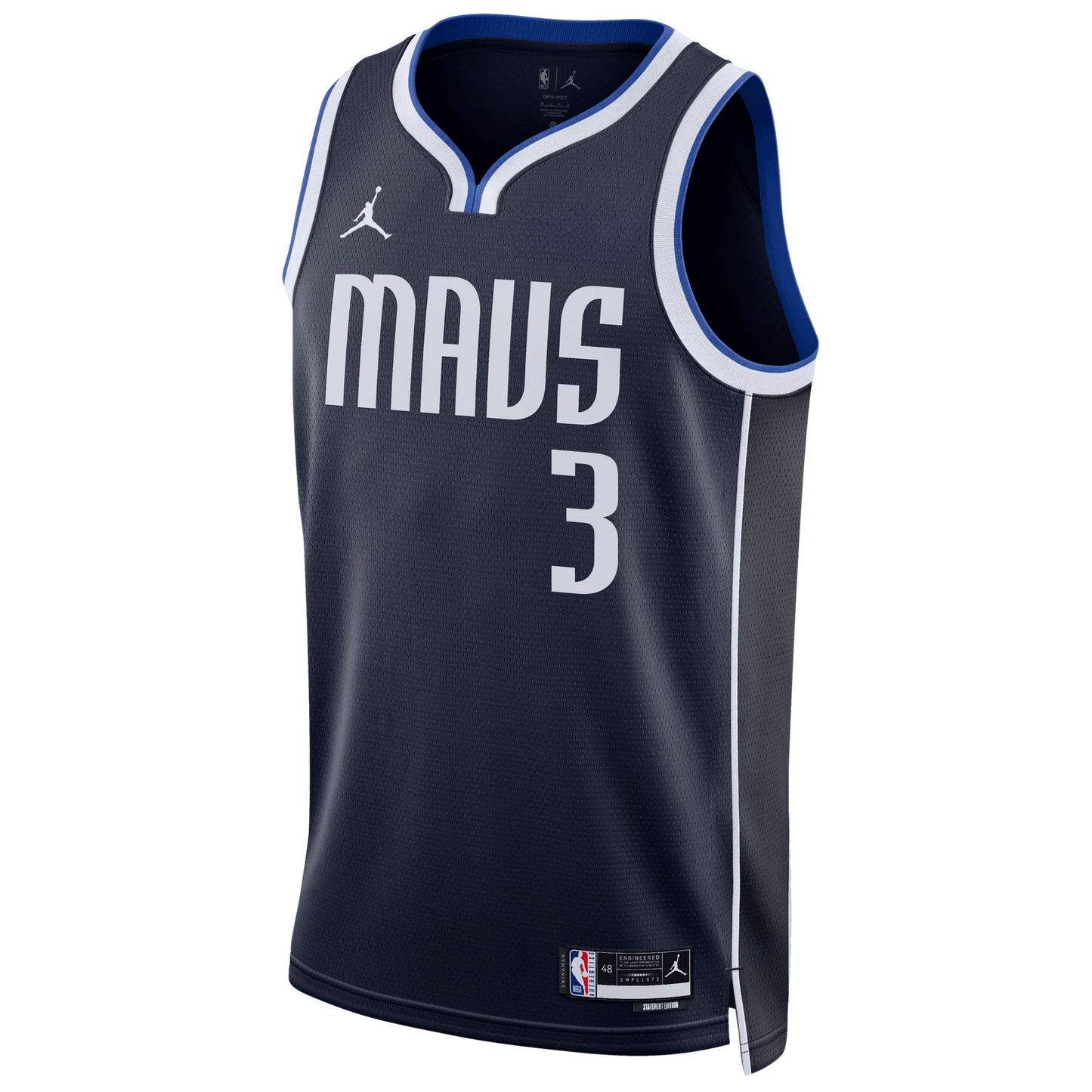 Dallas Mavericks Navy Statement Jersey Anthony Davis #3