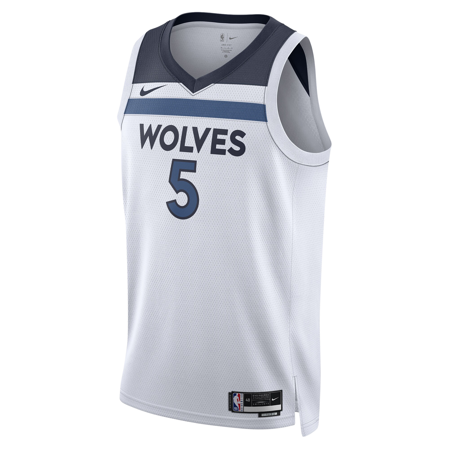 Minnesota Timberwolves White Association Jersey Anthony Edwards #5
