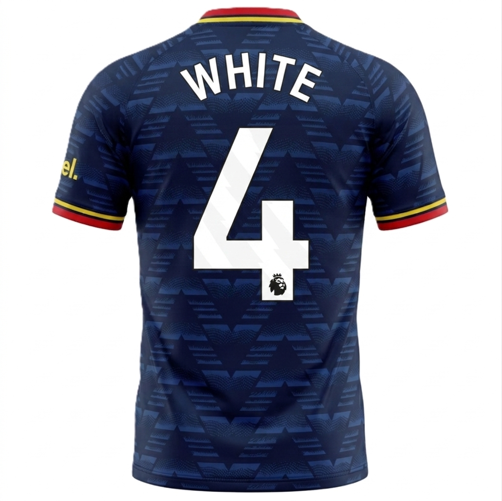 Arsenal Ben White 4 ユニフォーム Arsenal 26/27 Away Jersey Ben White #4 – The 90+ Minute