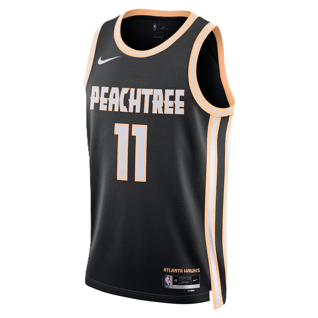 Atlanta Hawks Black 2025-2026 City Edition Jersey Trae Young #11