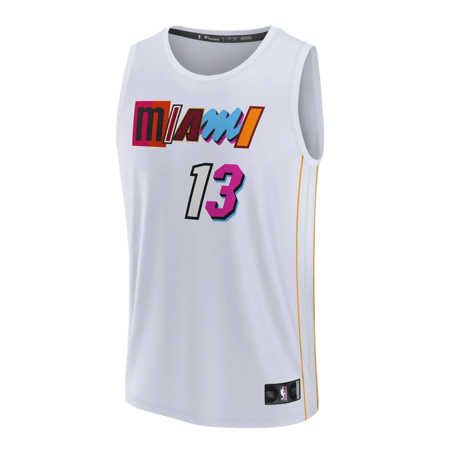Miami Heat White Mashup Vol. 2 Jersey Bam Adebayo #13