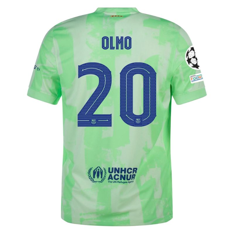 Barcelona 24/25 Third Jersey Olmo #20 back