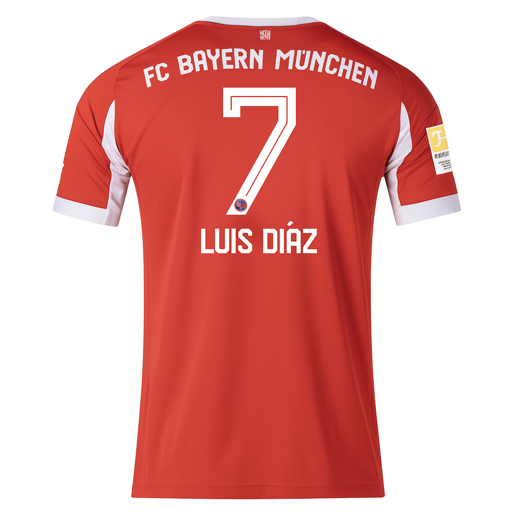 Bayern Munich 25/26 Home Jersey Luis Diaz