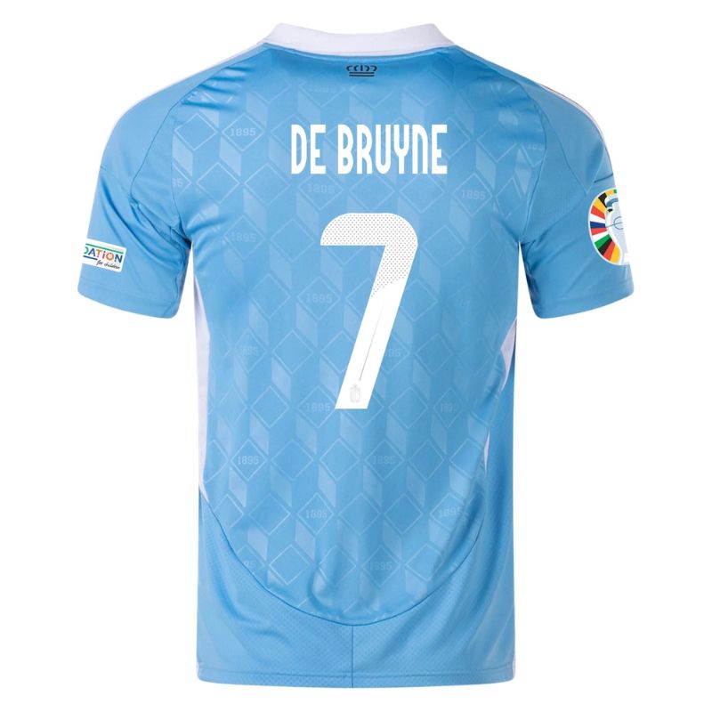 Belgium 2024 Away Jersey De Bruyne #7 back