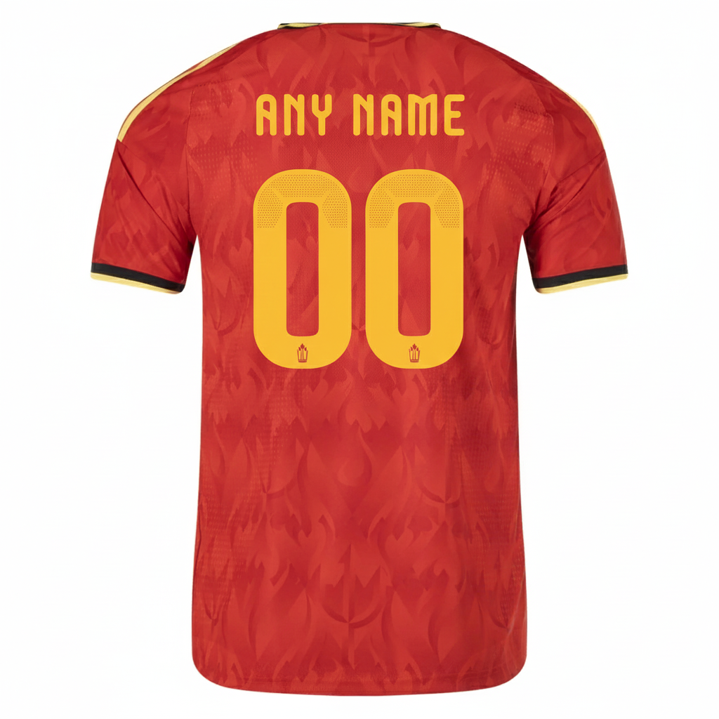 Belgium 2026 Home Jersey Custom