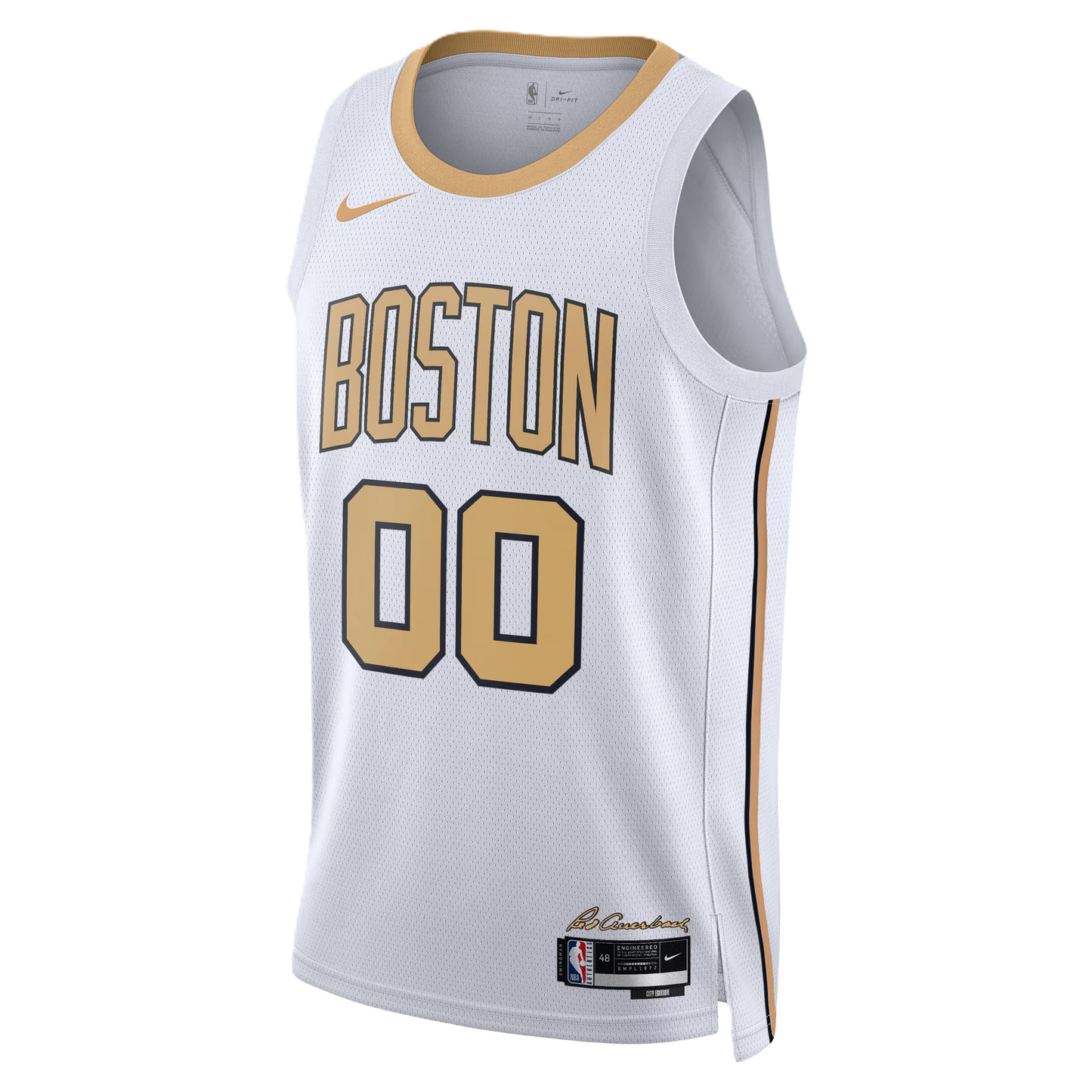 Boston Celtics White 2025-2026 City Edition Jersey Custom