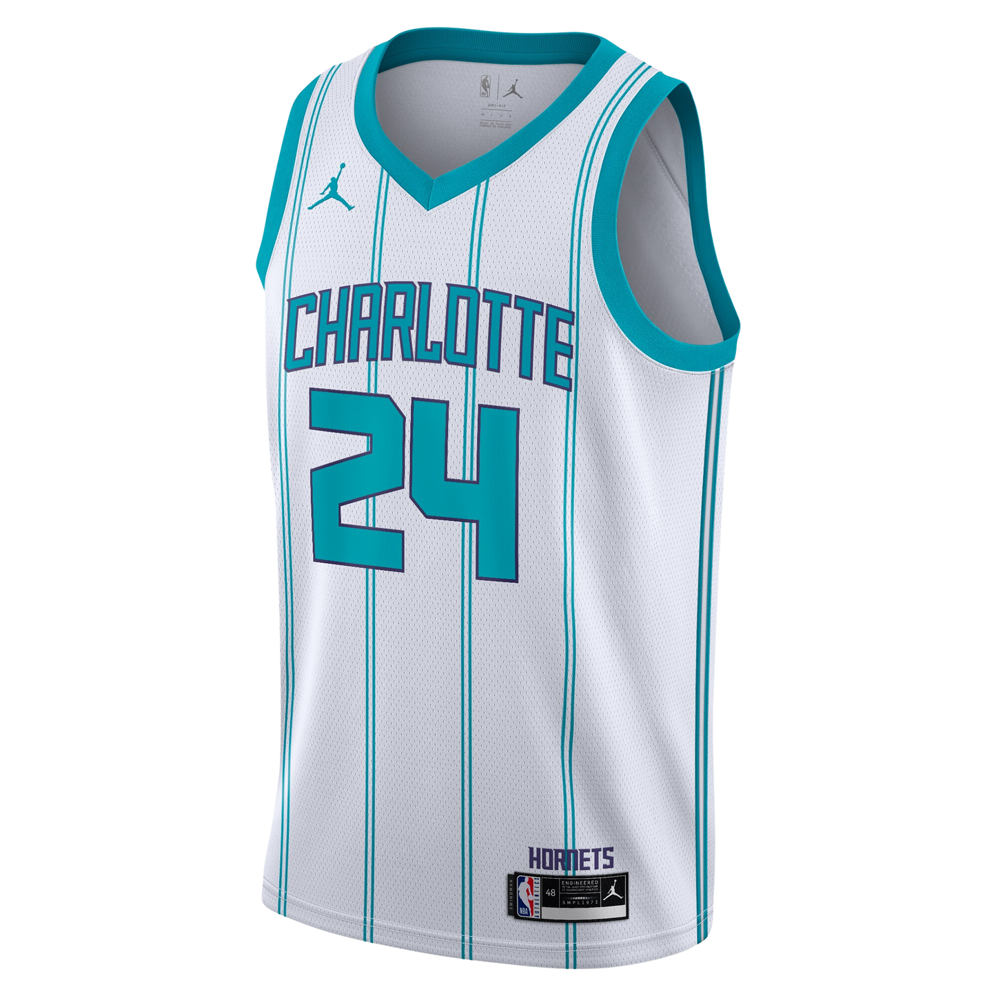Charlotte Hornets White Association Jersey Brandon Miller #24