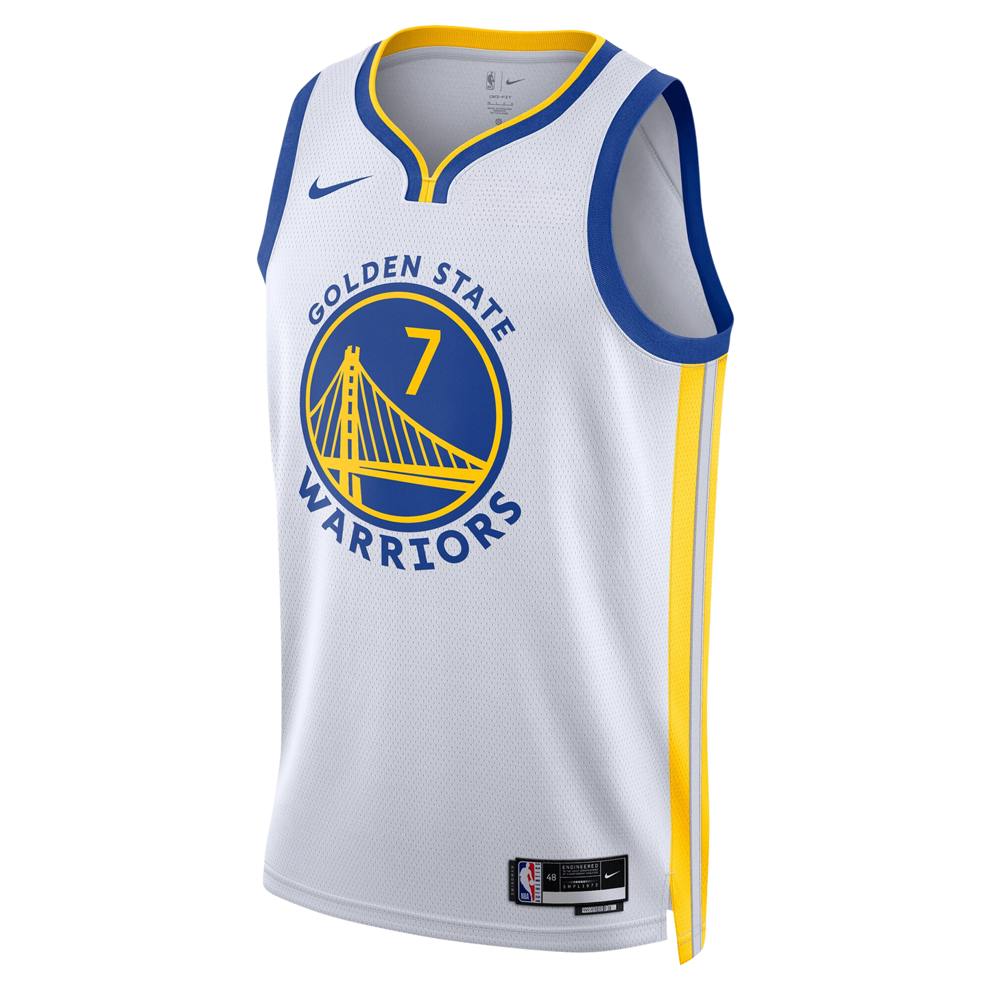 Golden State Warriors White Association Jersey Buddy Hield #7