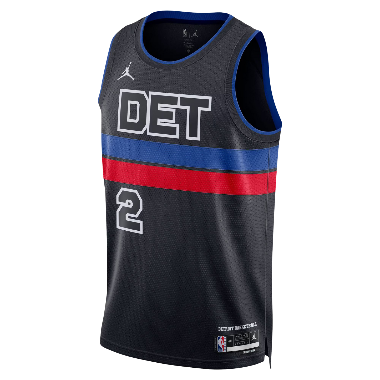 Detroit Pistons Black Statement Jersey Cade Cunningham #2