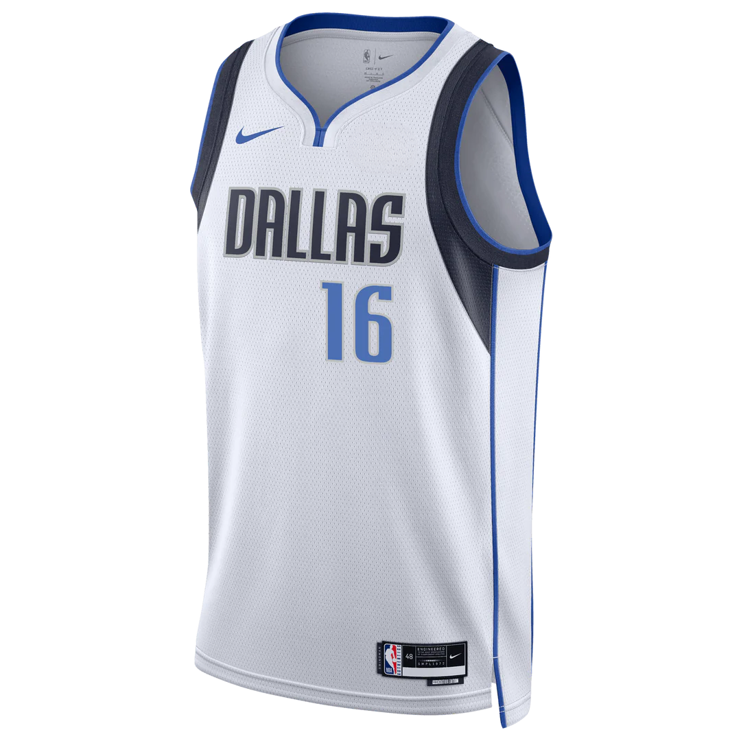 Dallas Mavericks White Association Jersey Caleb Martin #16