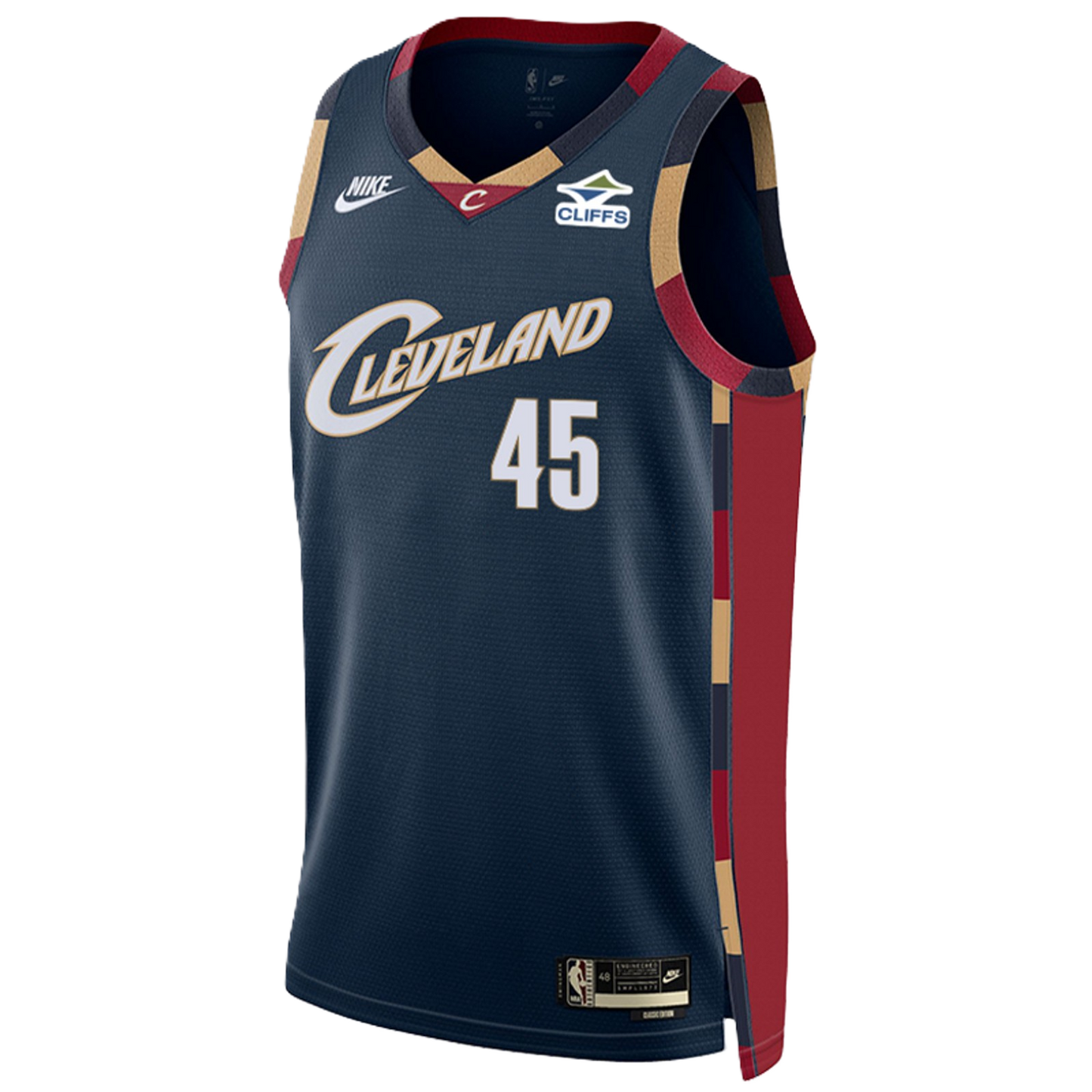 Cleveland Cavaliers Navy 2008-09 Hardwood Classics Jersey Donovan Mitchell #45