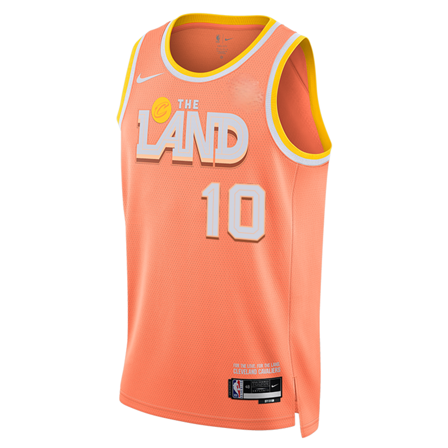Cleveland Cavaliers Orange 2025-2026 City Edition Jersey Darius Garland #10