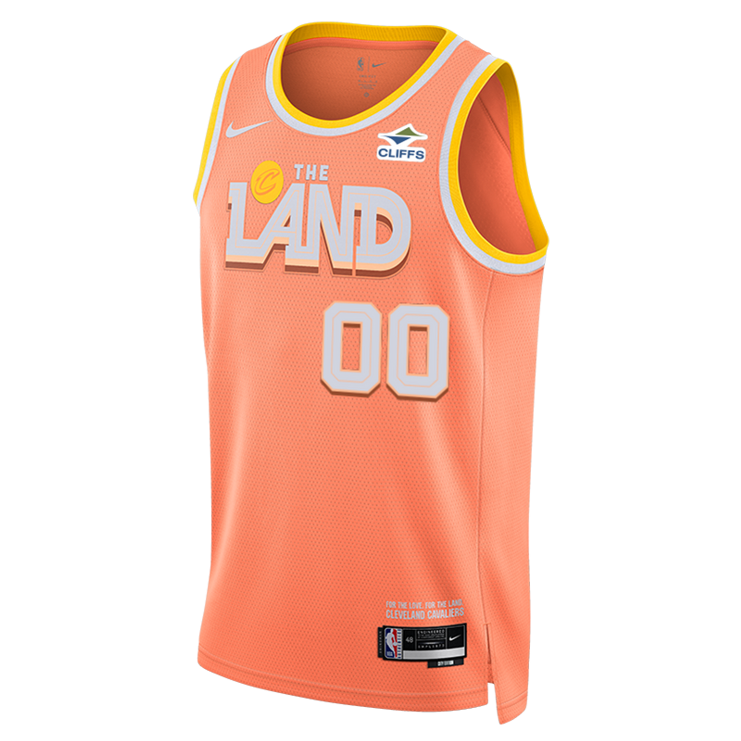 Cleveland Cavaliers Orange 2025-2026 City Edition Jersey Custom