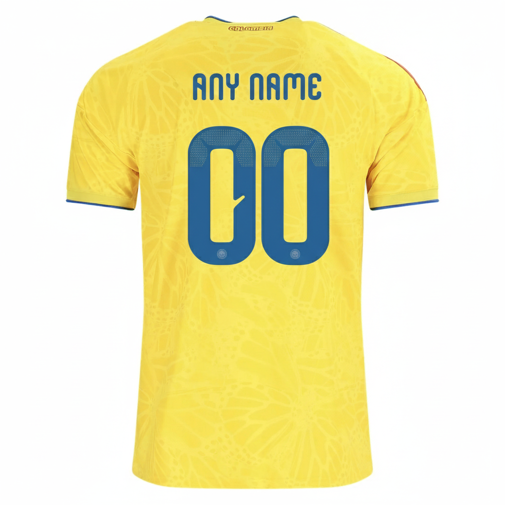 Colombia 2026 Home Jersey Custom