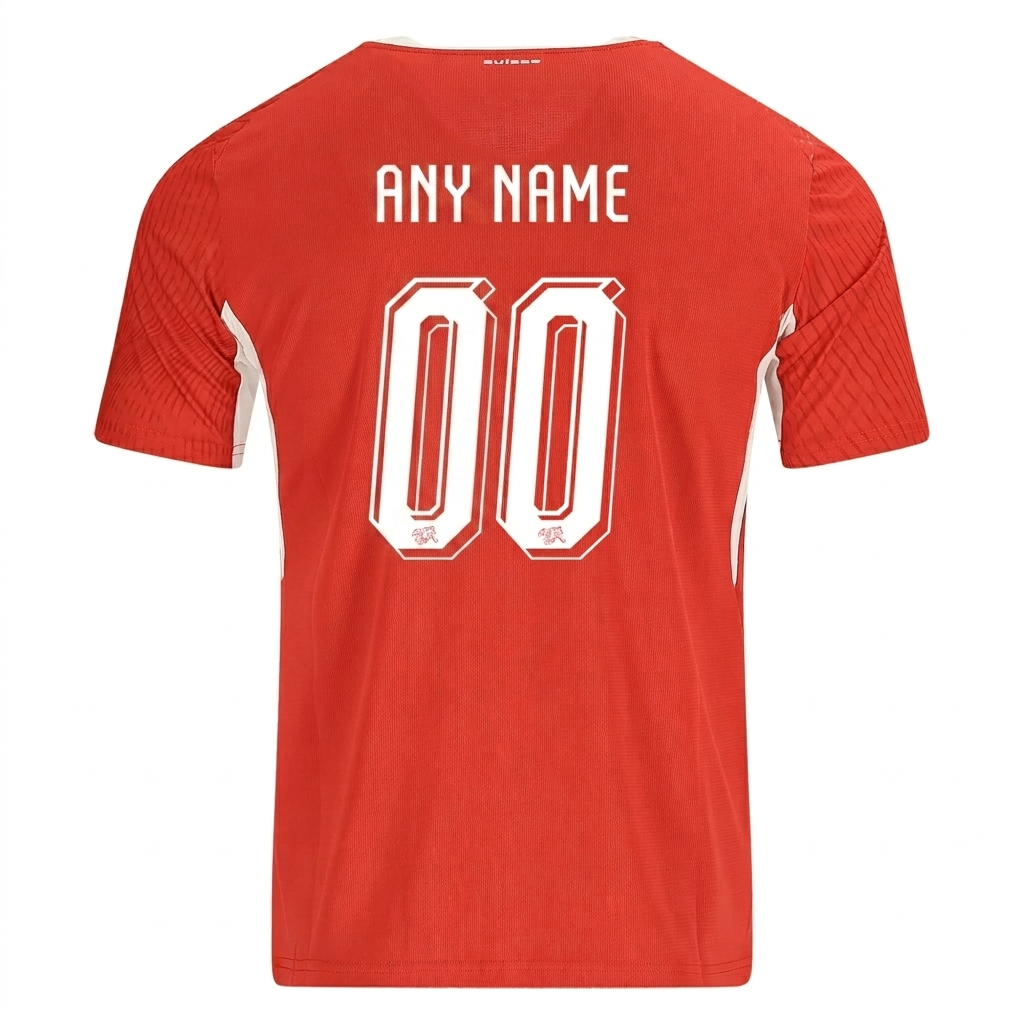 Switzerland 2026 Home Jersey Custom