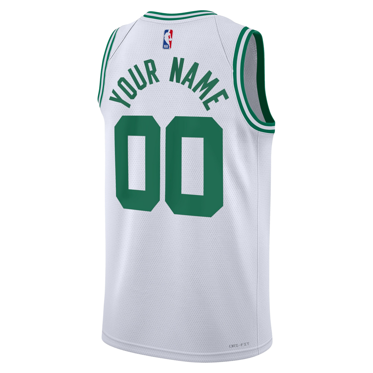 Boston Celtics White Association Jersey Custom