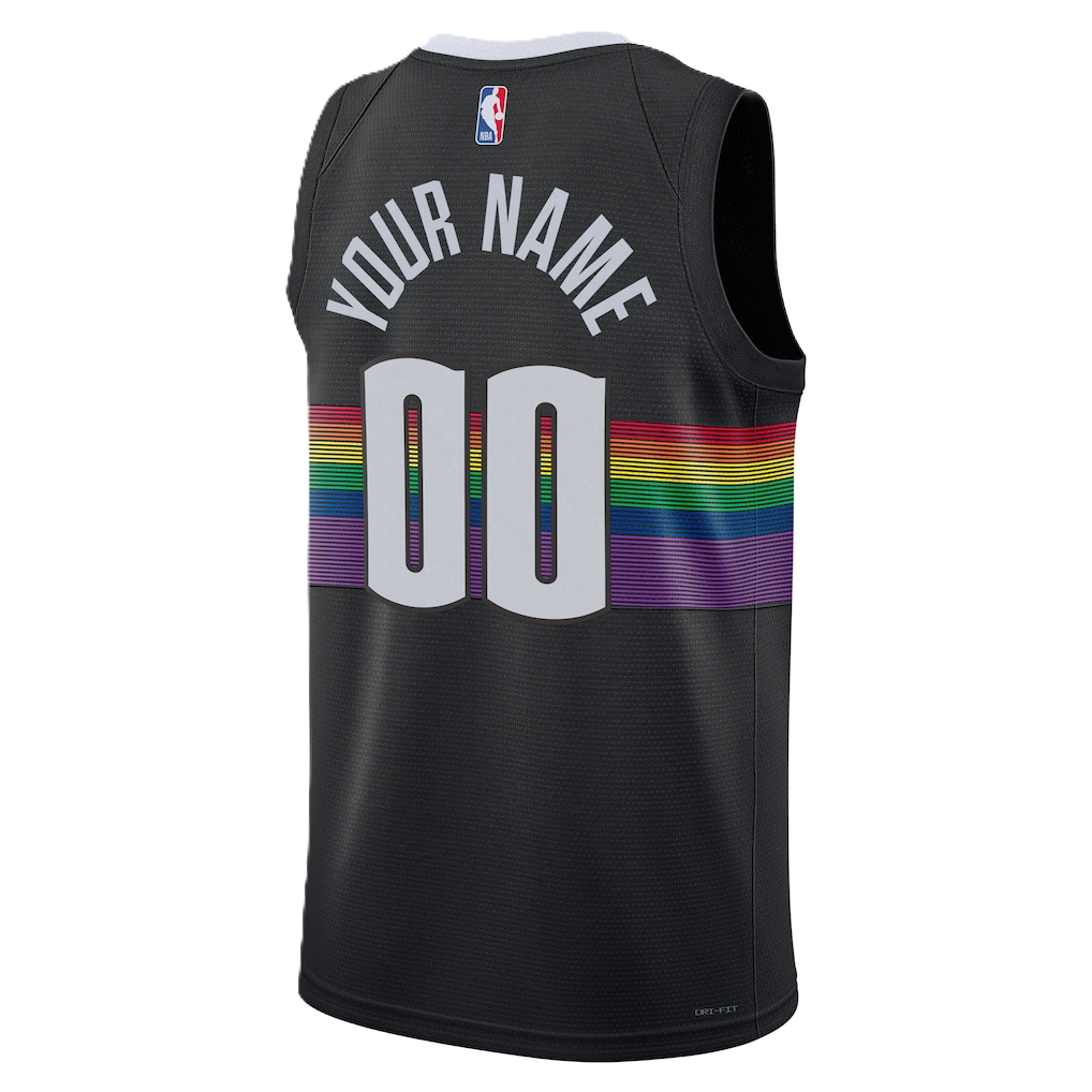Denver Nuggets Black 2025-2026 City Edition Jersey Custom