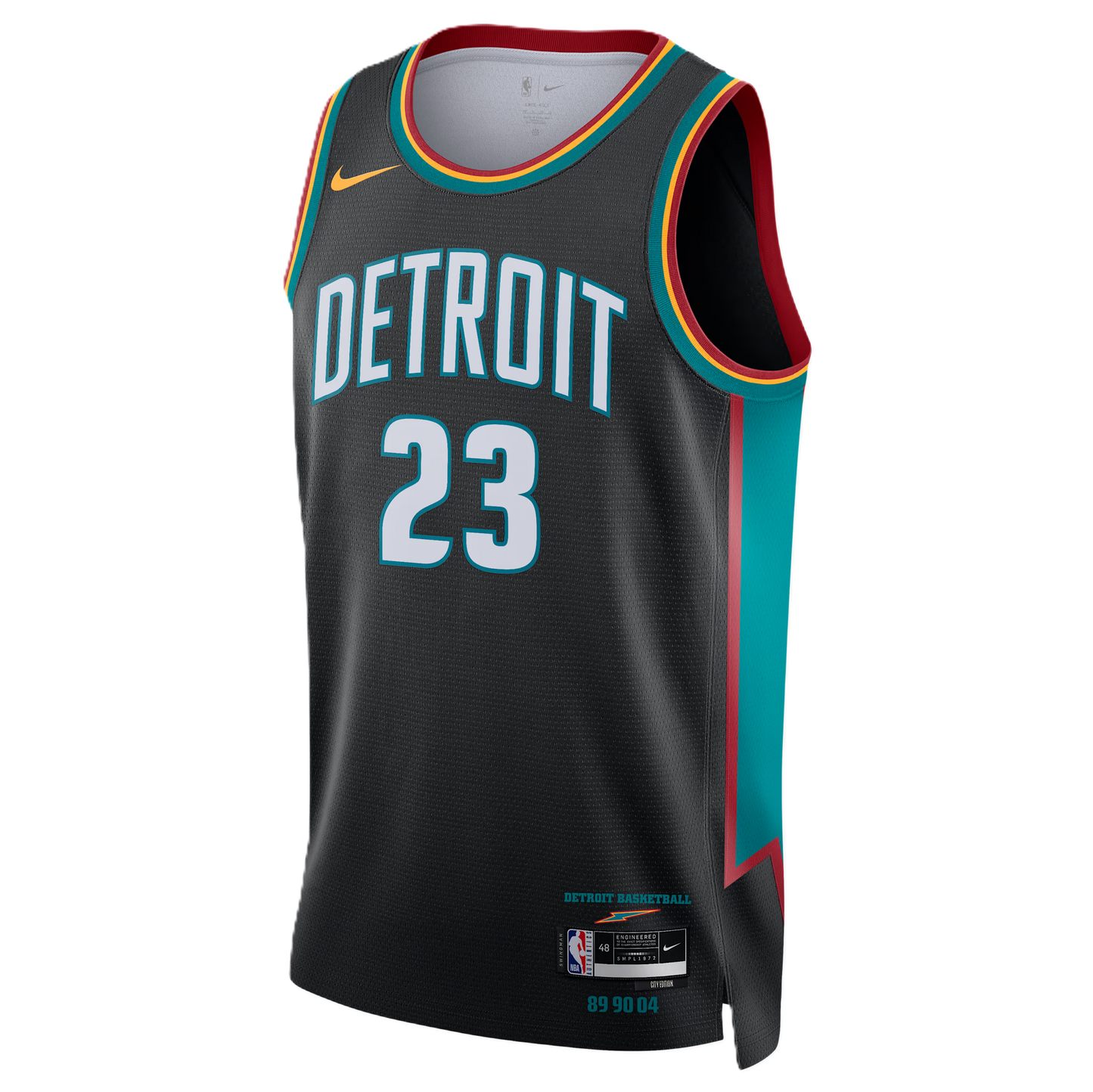 Detroit Pistons Charcoal 2025-2026 City Edition Jersey Jaden Ivey #23
