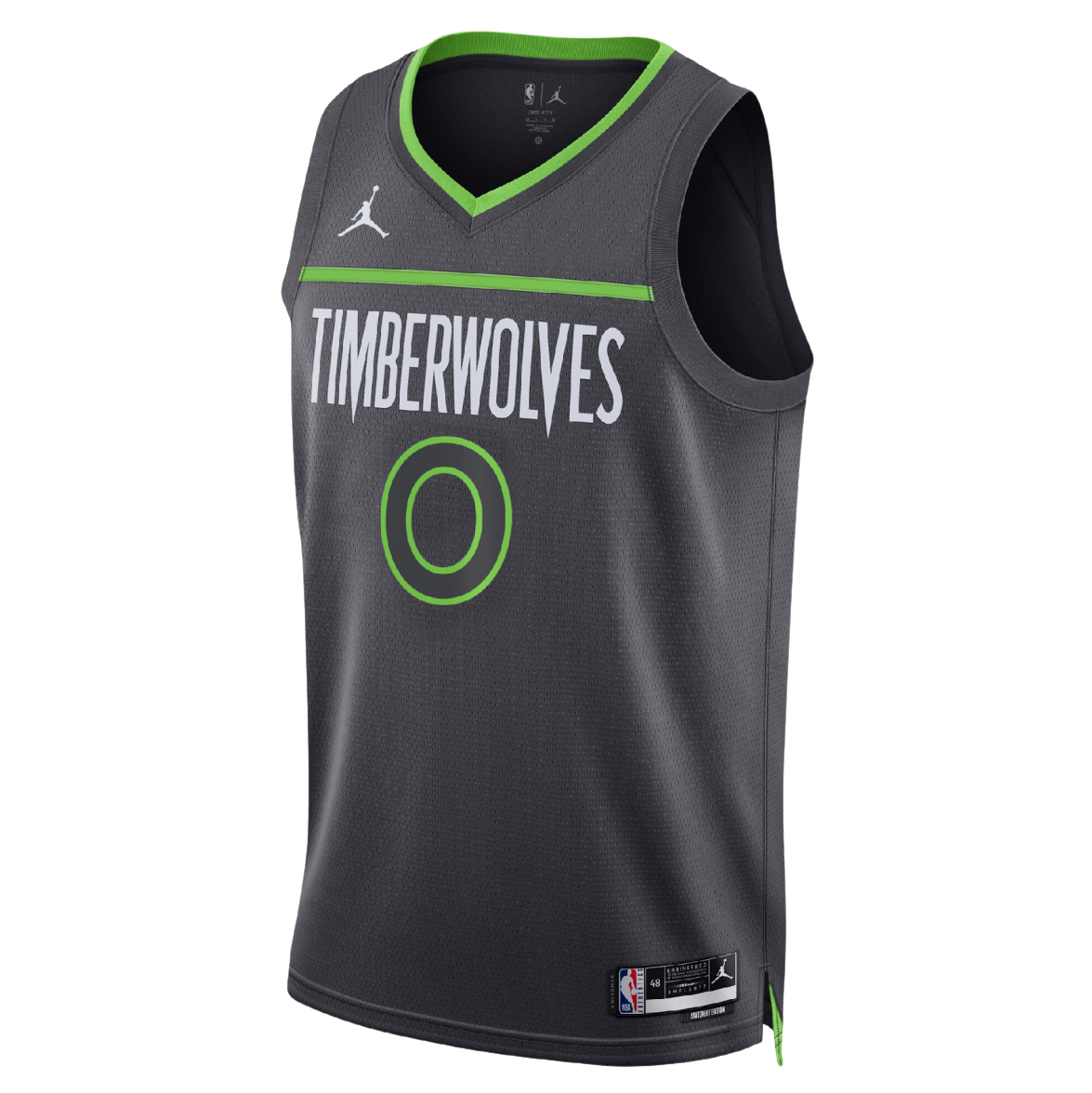 Minnesota Timberwolves Charcoal Statement Jersey Donte DiVincenzo #0