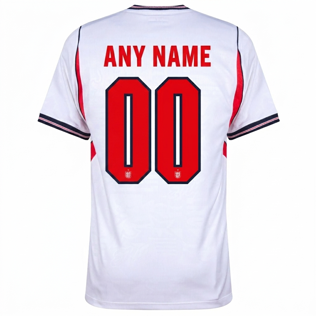 England 2026 Home Jersey Custom