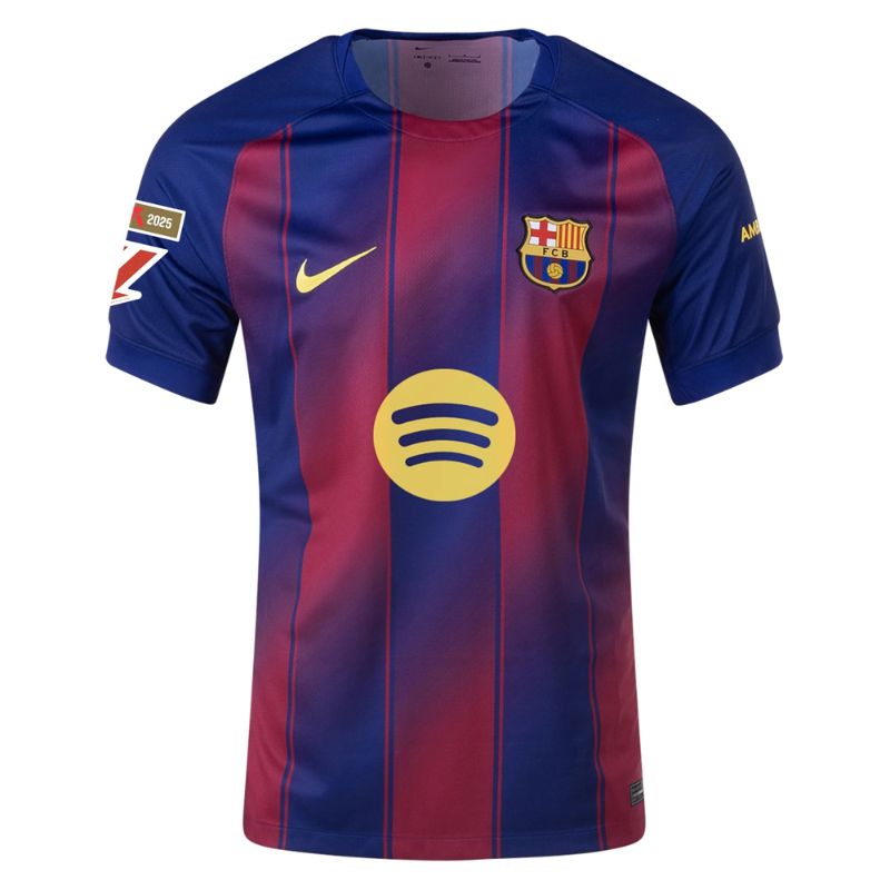 FC Barcelona 2025/26 Home Jersey Lewandowski #9 - Blue/Red front