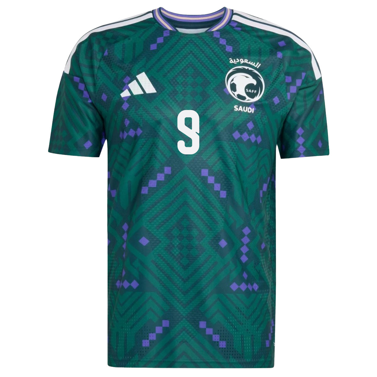 Saudi Arabia 2026 Home Jersey Firas Al-Buraikan #9
